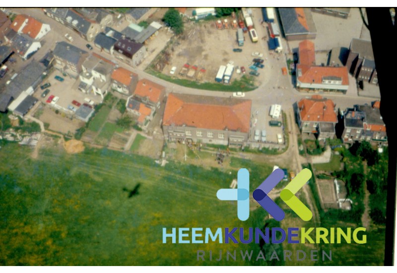 luchtfoto Oud Lobith Schutterstent markt